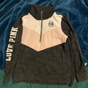 Victoria Secret Pink Quarter Zip pullover